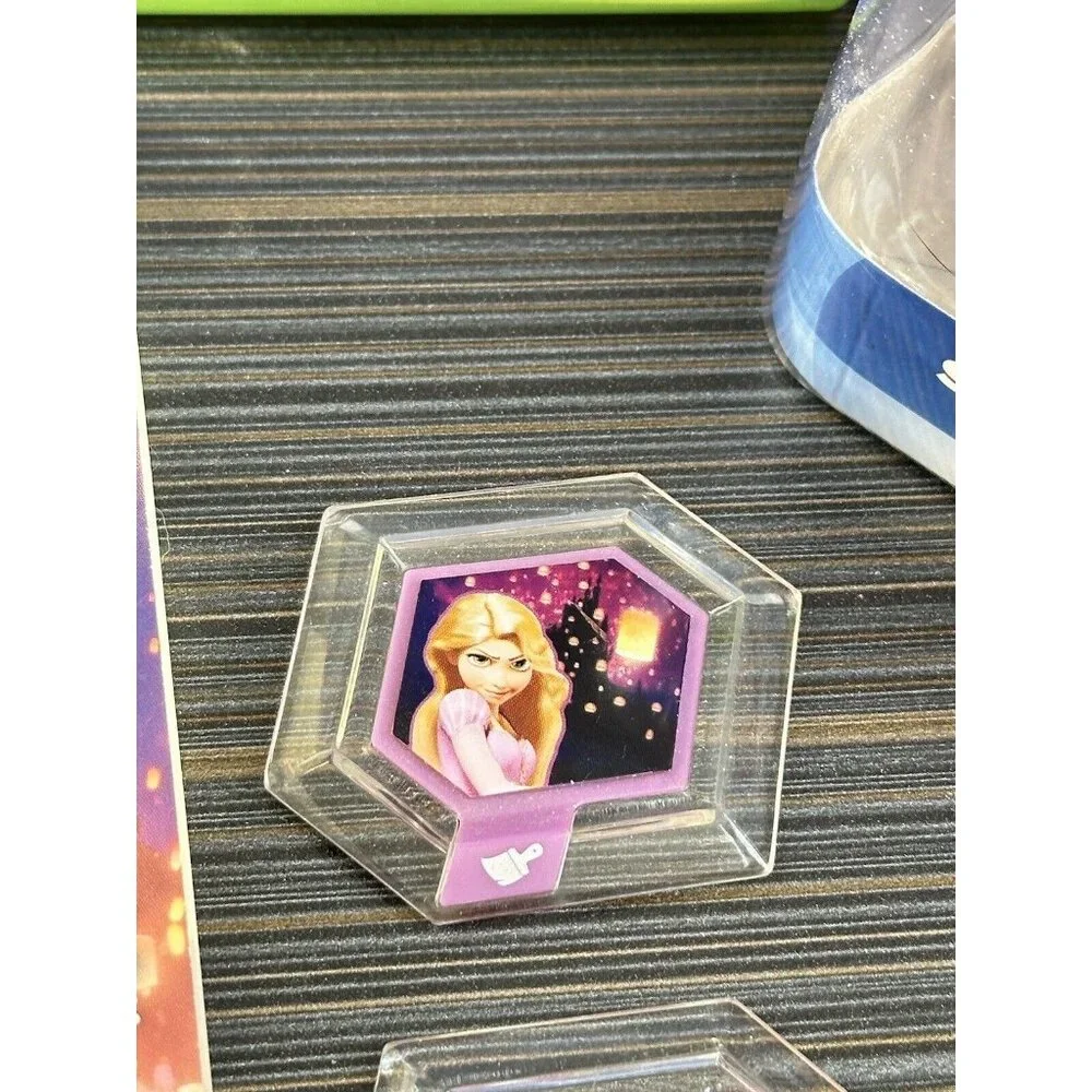 Disney Infinity Xbox 360 Jasmine Rapunzel‎ Anna Ronan Book Discs Figures Games